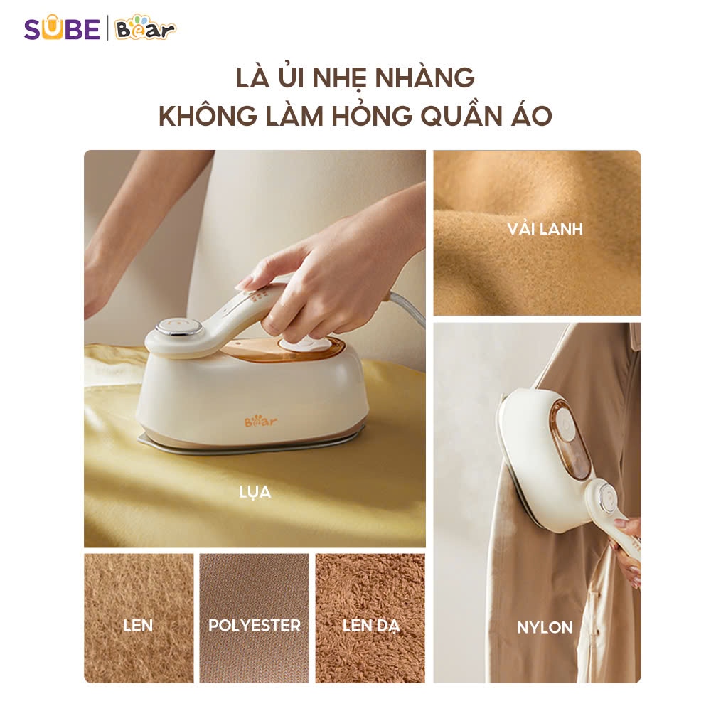 Bàn là hơi nước Bear IR-4H15H bảo đảm chất lượng cho quần áo